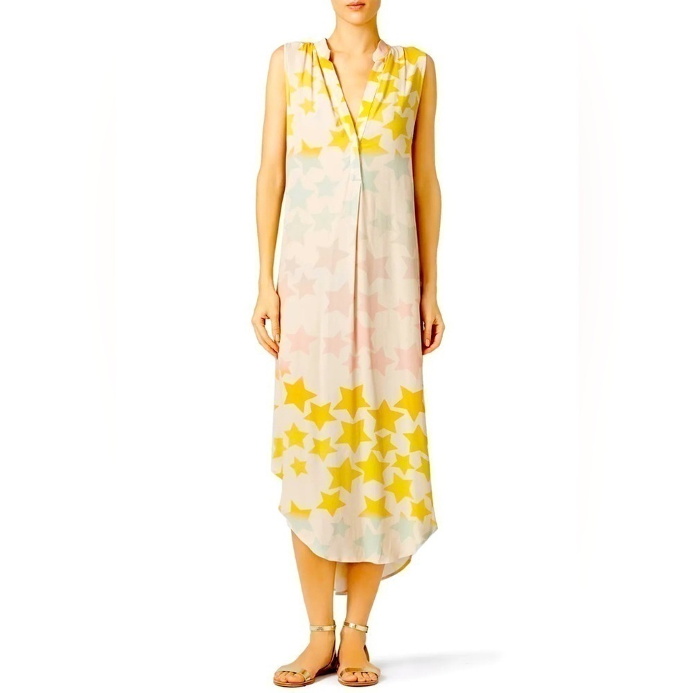 Mara Hoffman, Pink Star Blast Shirtdress, Medium